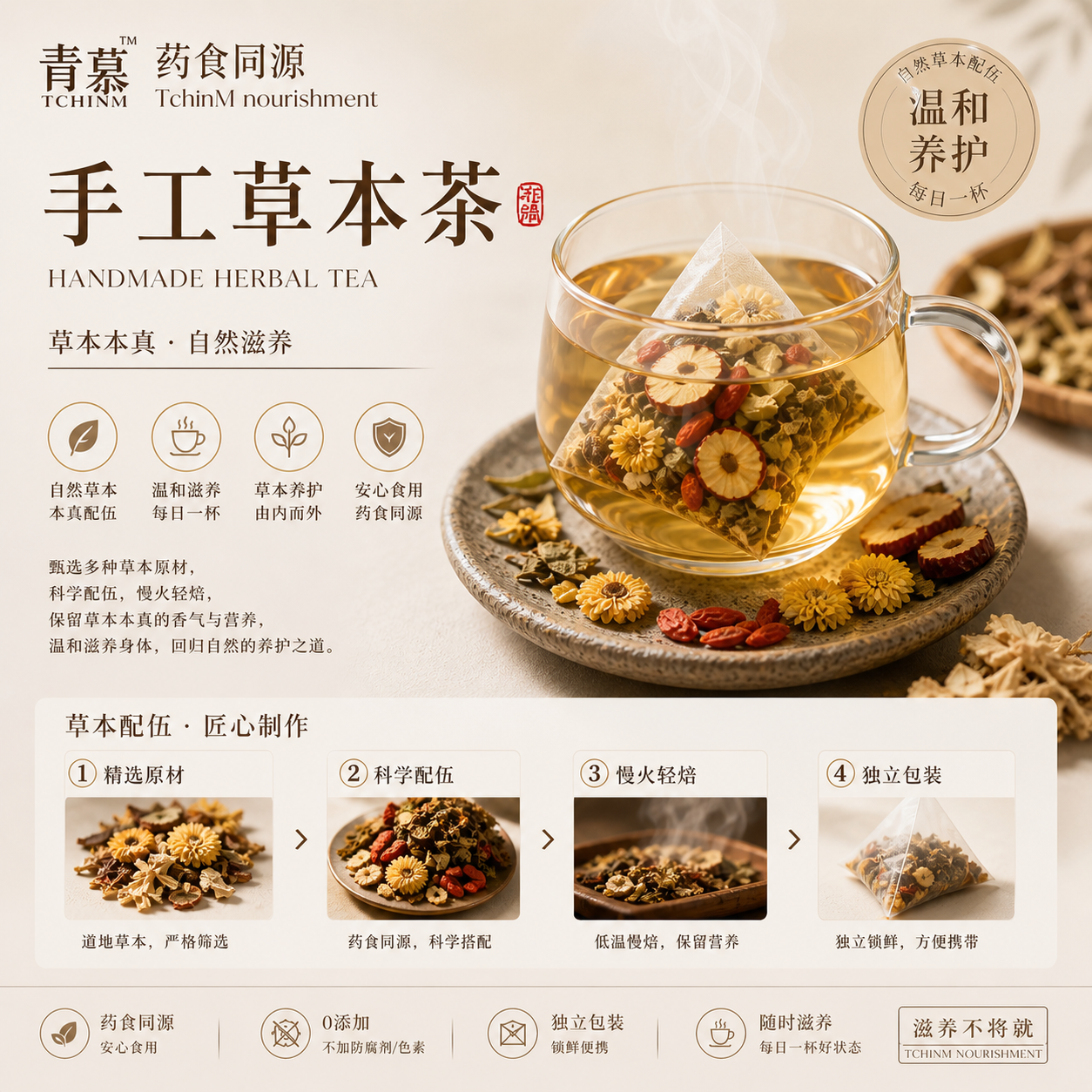 手工草本茶（10包）