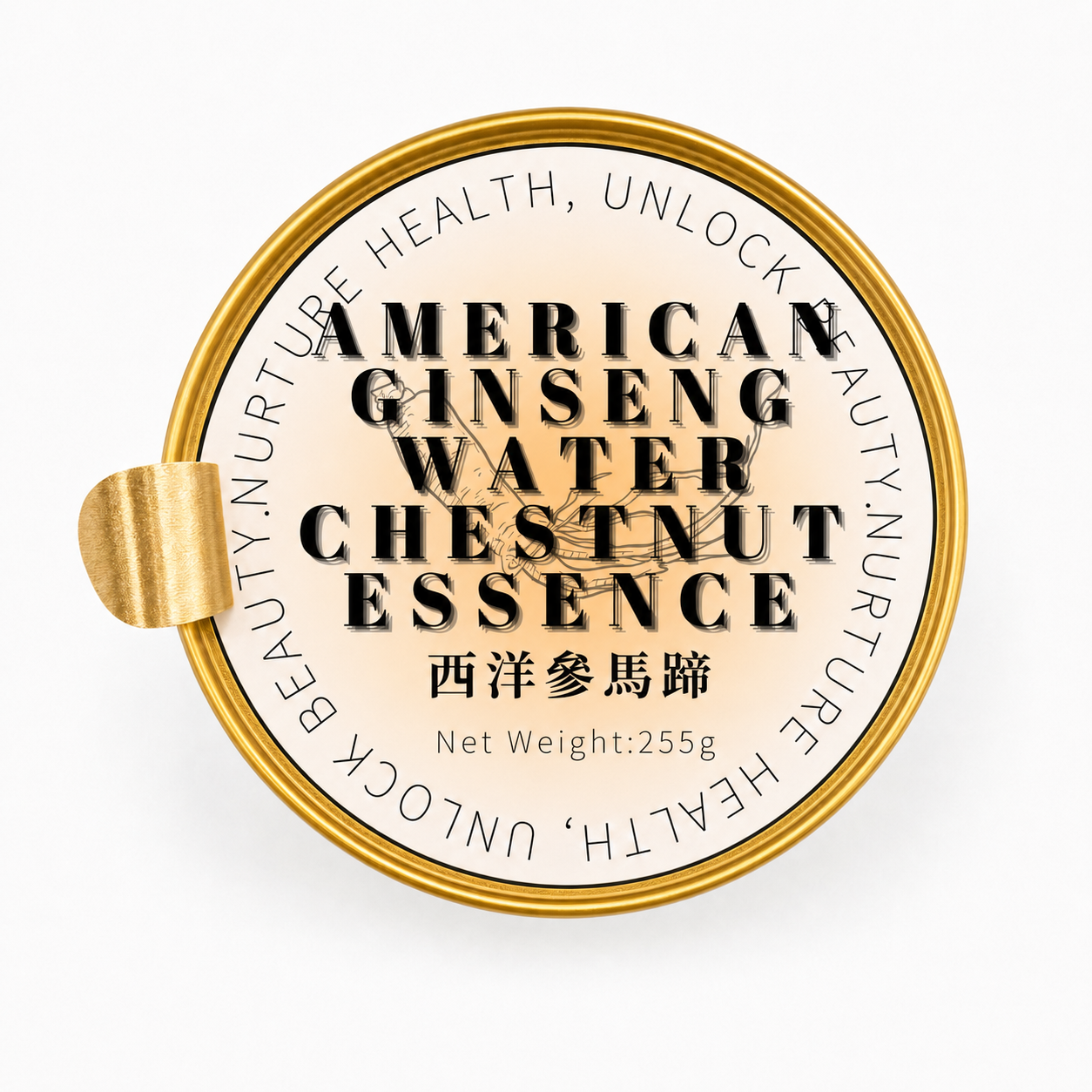 西洋參馬蹄  AMERICAN GINSENG & WATER CHESTNUT