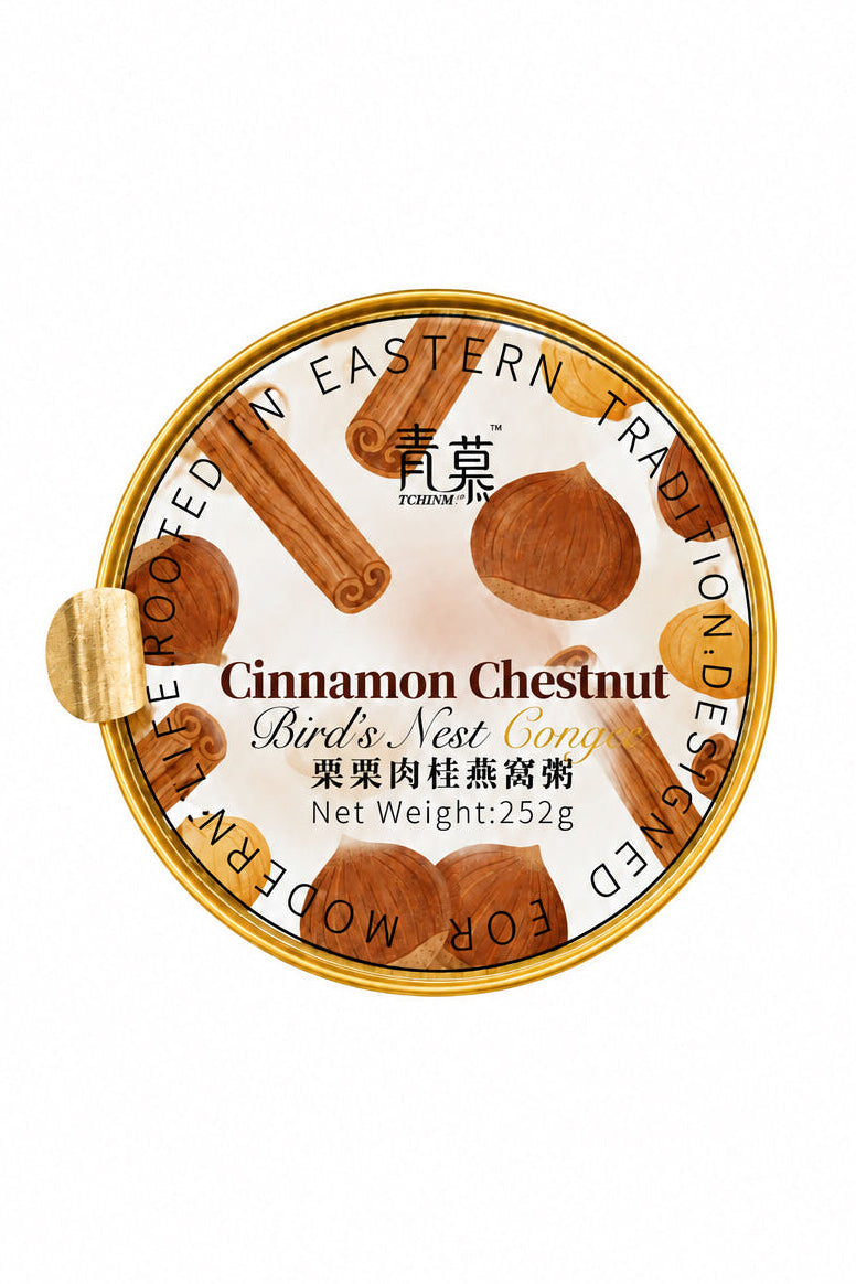 栗栗肉桂燕窩粥  Cinnamon Chestnut Bird’s Nest Congee